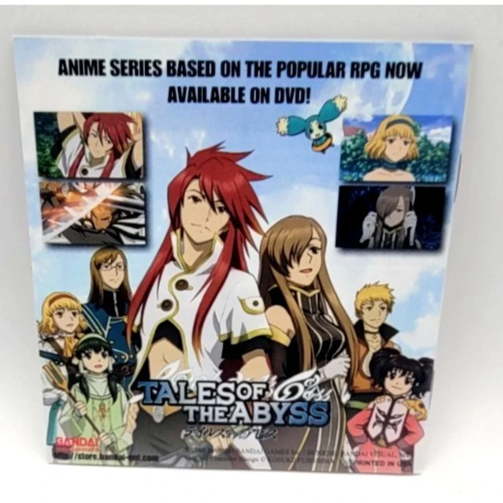 Tales of the Abyss (Nintendo 3DS, 2012) GAME MANUAL ONLY‎ *NO GAME*